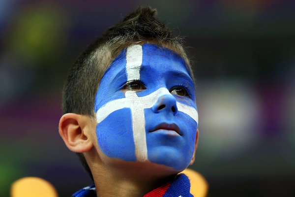 El amor por los colores de su selección se presenta desde la niñez.