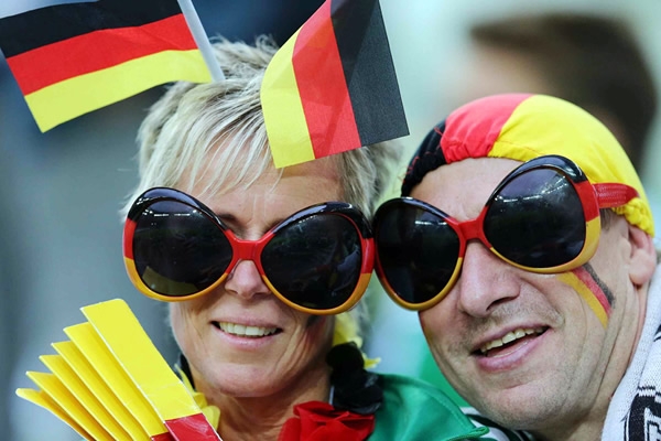 El amor por los colores alemanes presentes en Polonia.