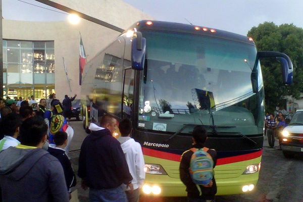 El conjunto americanista llegó tras los locales.