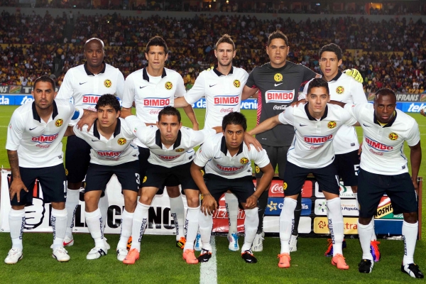 El equipo titular del América.