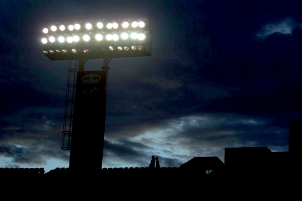 El estadio se preparaba para el duelo ante Chivas.