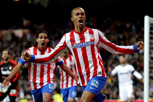 El festejo del gol que mató a los blancos.