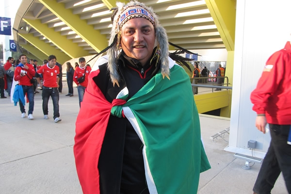 El frío no impidió el apoyo.