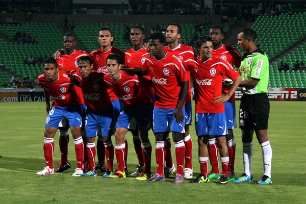 El once titular del Olimpia de Honduras.