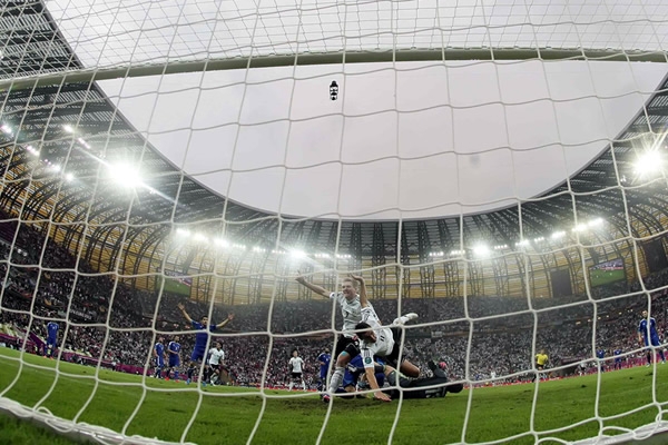 El poder ofensivo de Alemania fue mucho para Grecia.