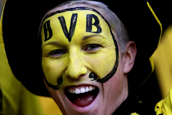 El rostro de una pasión que pone en boca de todos a Alemania.