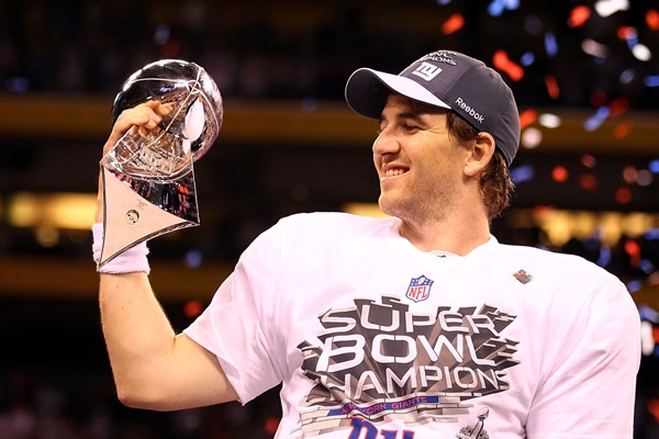 Eli Manning se consagró como quarterback.