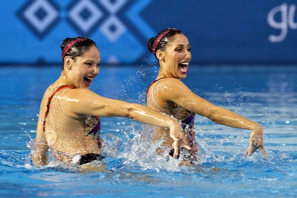 En nado sincronizado se obtuvo el 4to sitio.