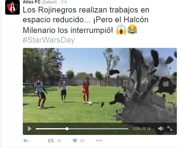 Equipos y ligas celebraron el Star Wars Day.