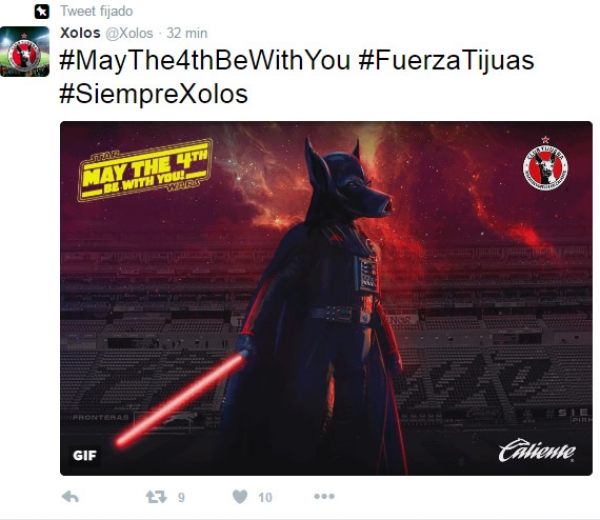 Equipos y ligas celebraron el Star Wars Day.