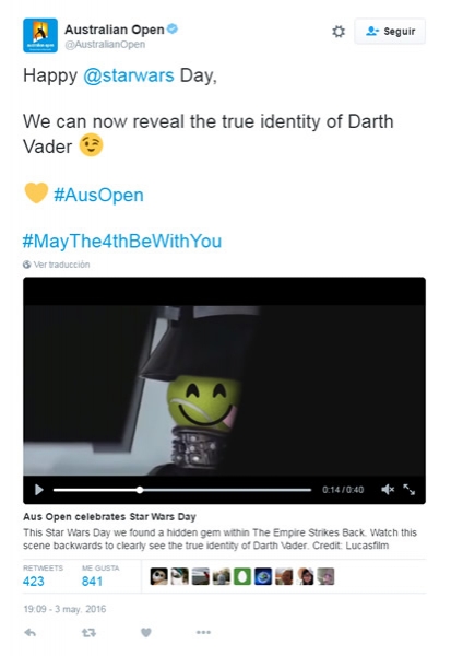Equipos y ligas celebraron el Star Wars Day.