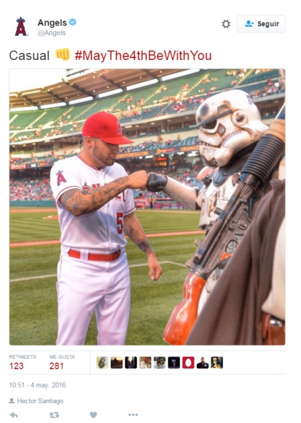Equipos y ligas celebraron el Star Wars Day.