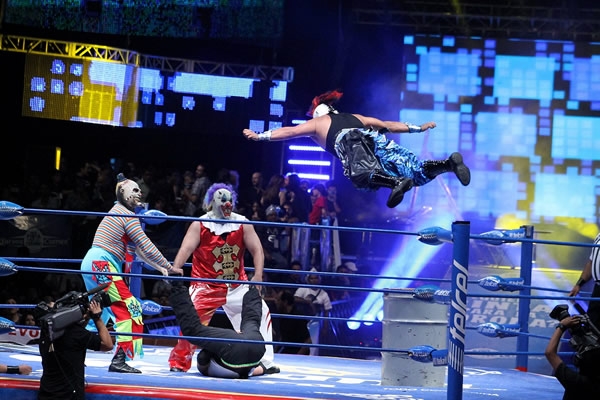 Espectacular evento en el Palacio de los Deportes.
