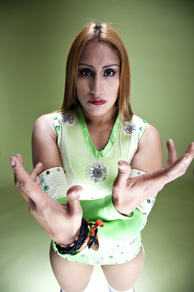 Faby Apache, luchadora con gran experiencia.