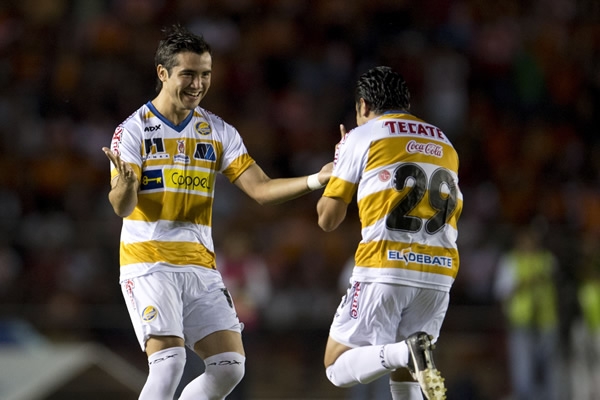 Festejaron el tanto que abrió el marcador en la Final de Copa MX.