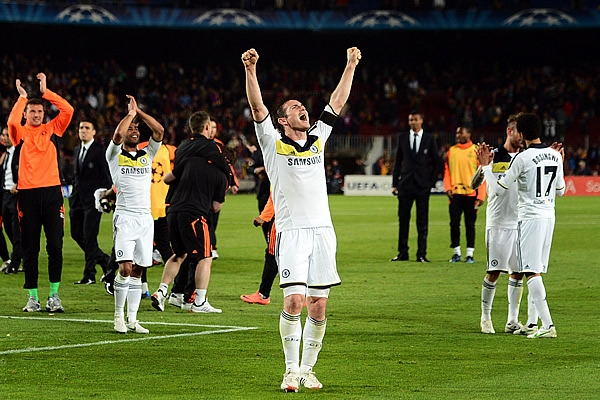 Frank Lampard refleja el sentimiento blue.