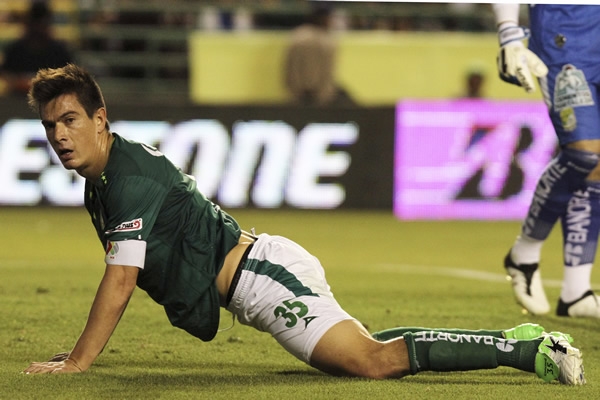 González sufrió las consecuencias de un intenso juego.