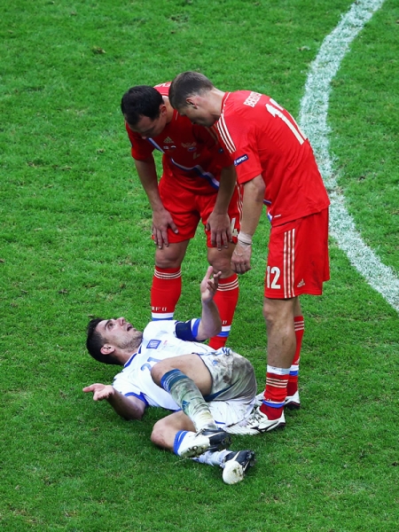 Grecia sacaba ventaja de todas las jugadas.