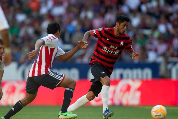 He aquí es desborde de Millar antes del gol.