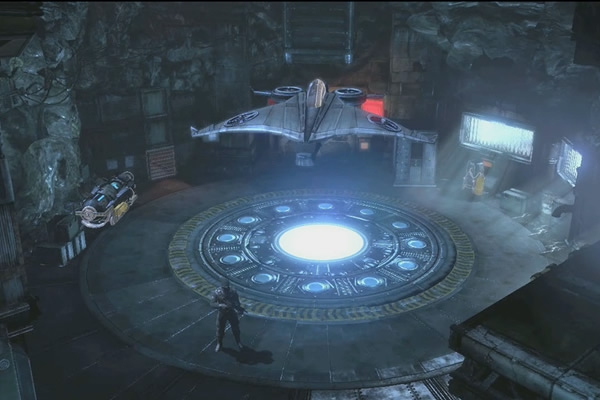 Imágenes del escenario 'The Batcave Challenge Map'.
