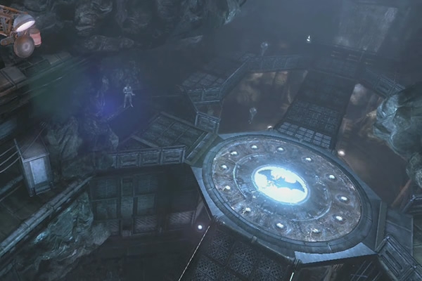 Imágenes del escenario 'The Batcave Challenge Map'.