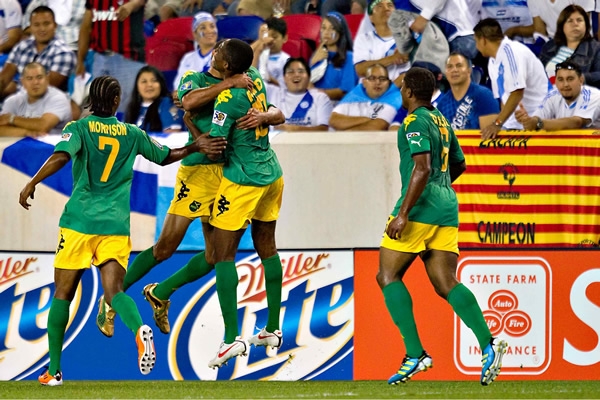 Jamaica celebró el gol que le daba la ventaja.