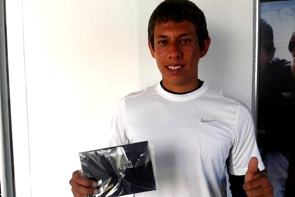 Jared Lizárraga es delantero y fua a la visoria de Pachuca.