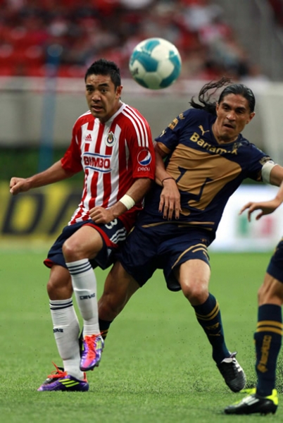 Juan Francisco Palencia tuvo poca llegada al área de las Chivas.