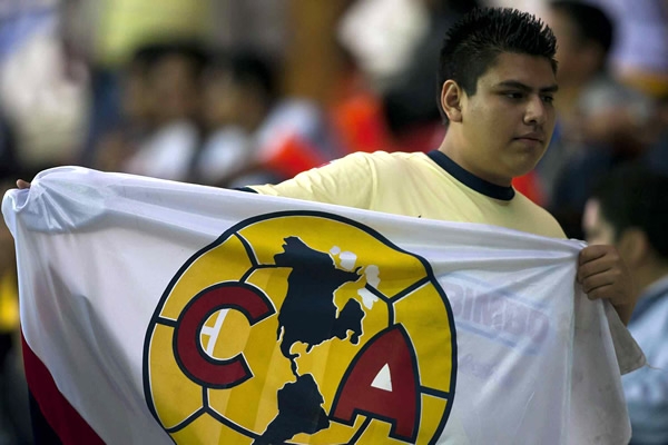 La afición americanista, presente en Pachuca