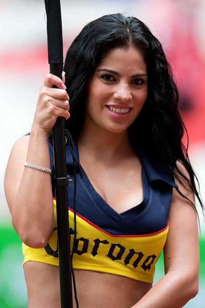 La belleza en el Estadio Azteca.