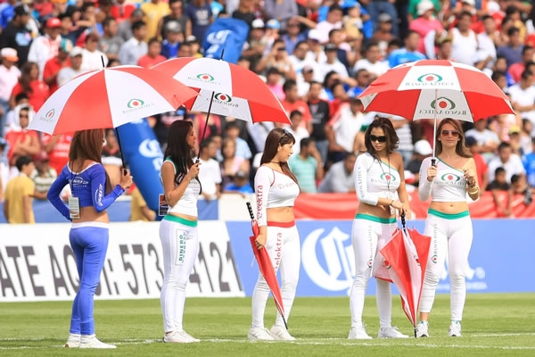 La belleza presente en el estadio de Neza.