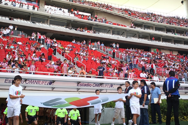 La ceremonia de la Liga MX.