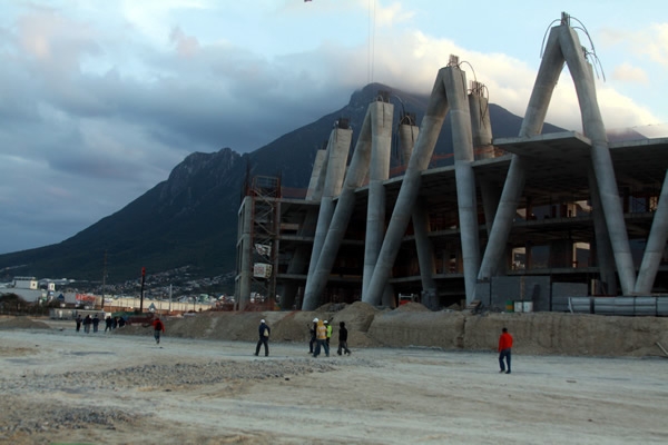 La futura casa de Rayados de Monterrey