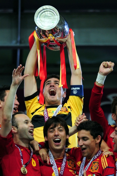 La humildad de Iniesta se refleja hasta en la victoria.
