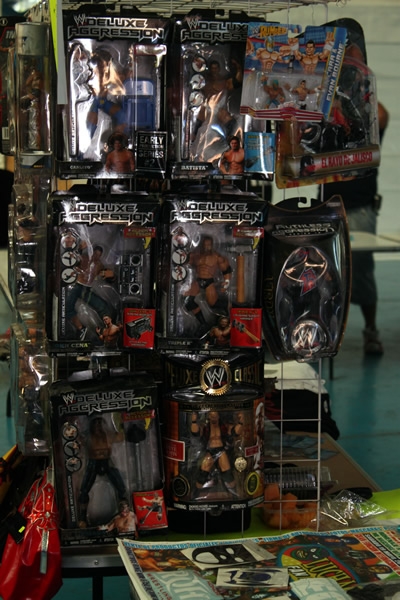 La lucha libre cerca de los fans.