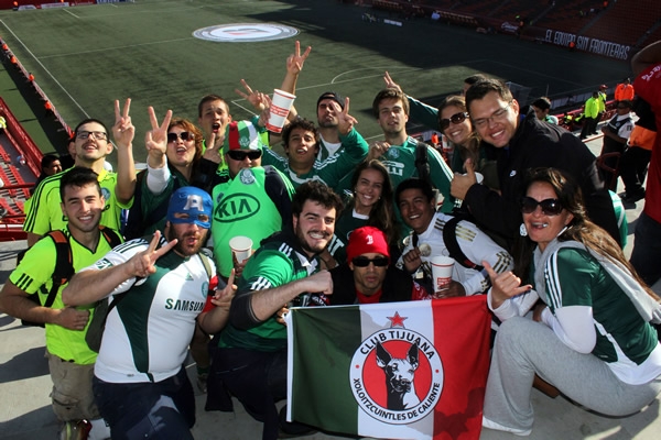 La nación del futbol en tierra tijuanense.