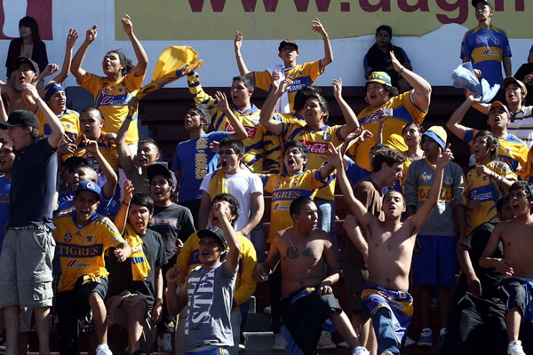 La porra felina que nunca deja solo a su equipo.