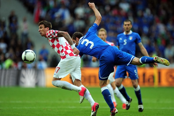 La presión croata fue sofocando a la escudra italiana.