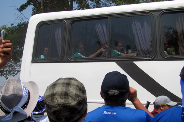 La Selección con señas de concentración.