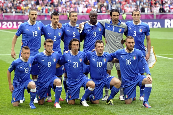 La selección italiana obligada a ganar este juego.