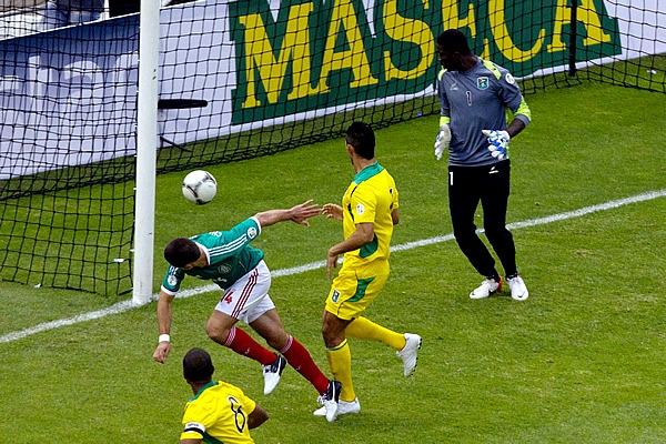 La tercera anotación a favor de México, fue un autogol de Guyana.
