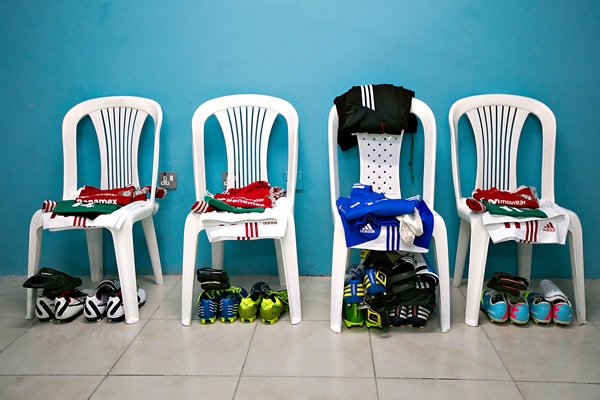 La última tecnología en los vestidores del Nacional de Kingston.