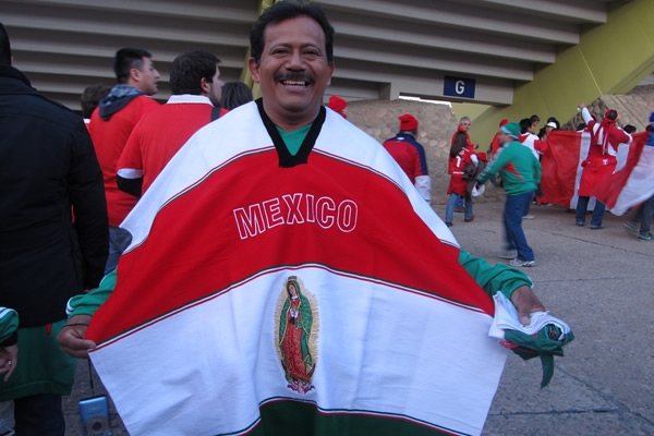 La Vírgen de Guadalupe no podía faltar.