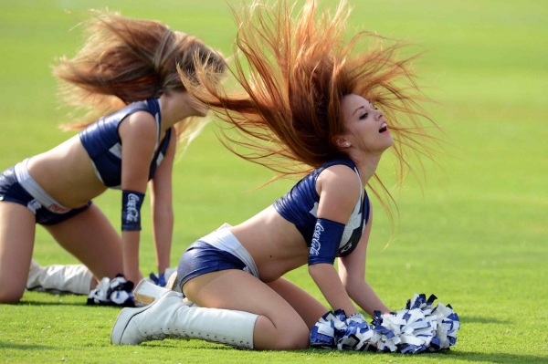 Las porristas de Rayados.