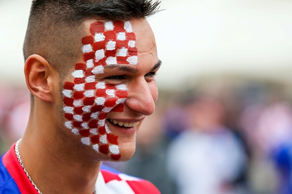 Los colores y la combinación croata son inconfundibles.