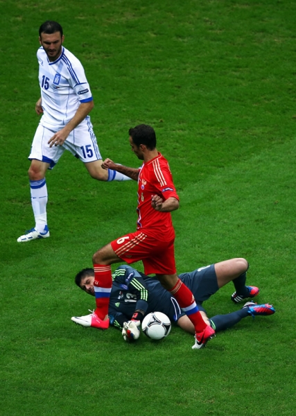 Los dos equipos jugaron con mucha intensidad.