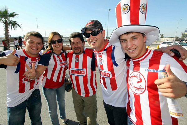 Los fans del Rebaño no pueden faltar en ningún estadio de México.