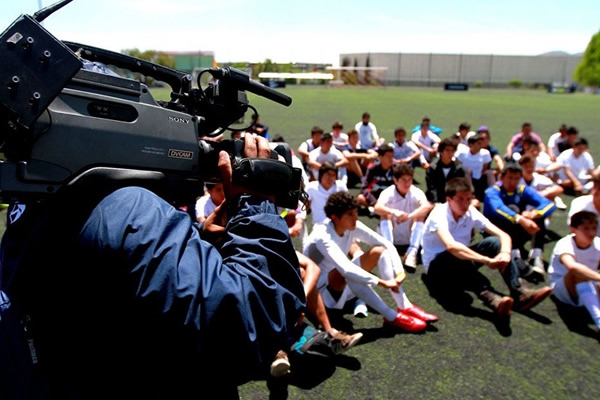 Los futbolistas sabían de la importancia del evento.
