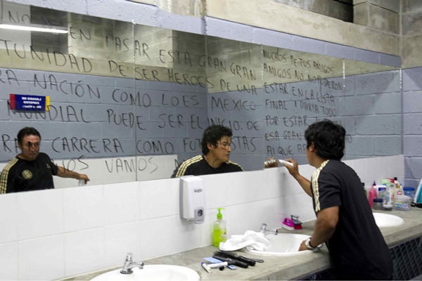 Los mensajes para motivar a los jugadores no se hicieron esperar.