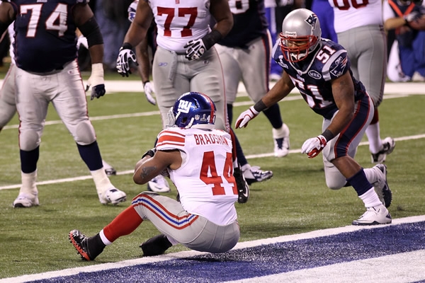 Los Patriots dejaron entrar al corredor.